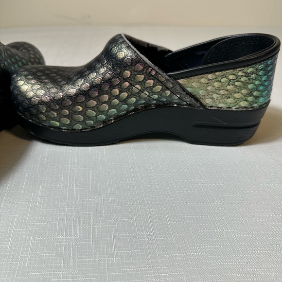 Dansko Metallic Patterned Clogs - Picture 9 of 11